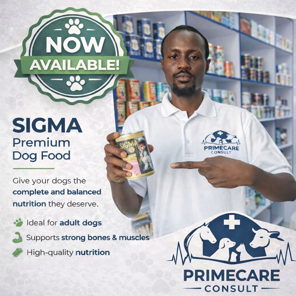 Primecare staff with Sigma dog food